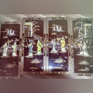 Elegant Asian-Inspired Wall Art Panels